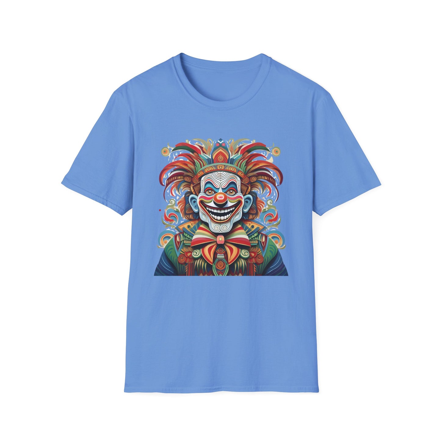 Clown Shirt, T Shirt with Clown, Funny Man Shirt, Tee Shirt with Funny Man, Circus Shirt, Shirt with Circus, Scary Man Shirt, Shirt with Scary Man