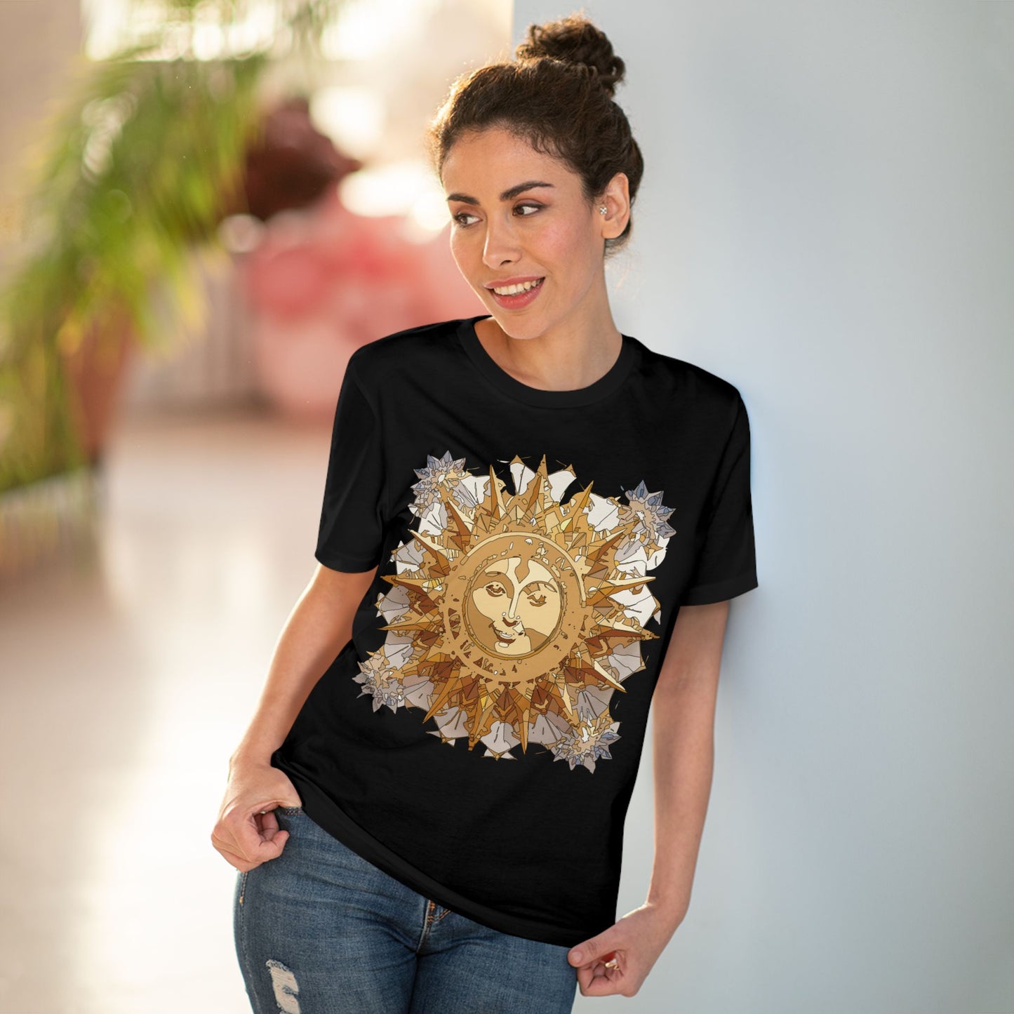 Organic T-shirt with Sun