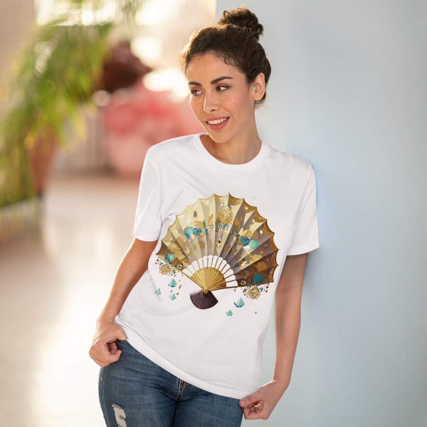 Organic T-shirt with Fan