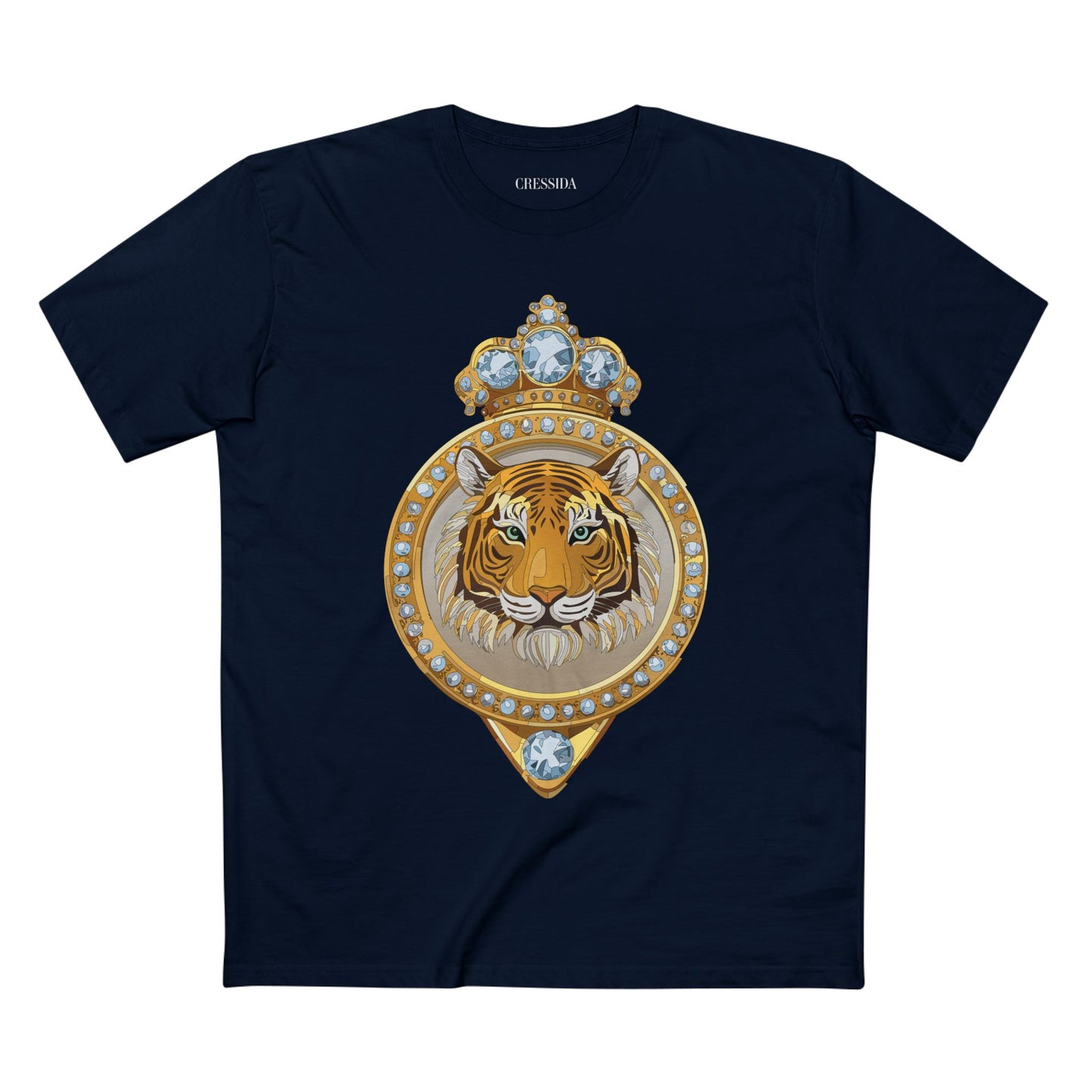 Unisex Antique Animal Medallion Premium Cotton Tee Shirt Artwork Edition