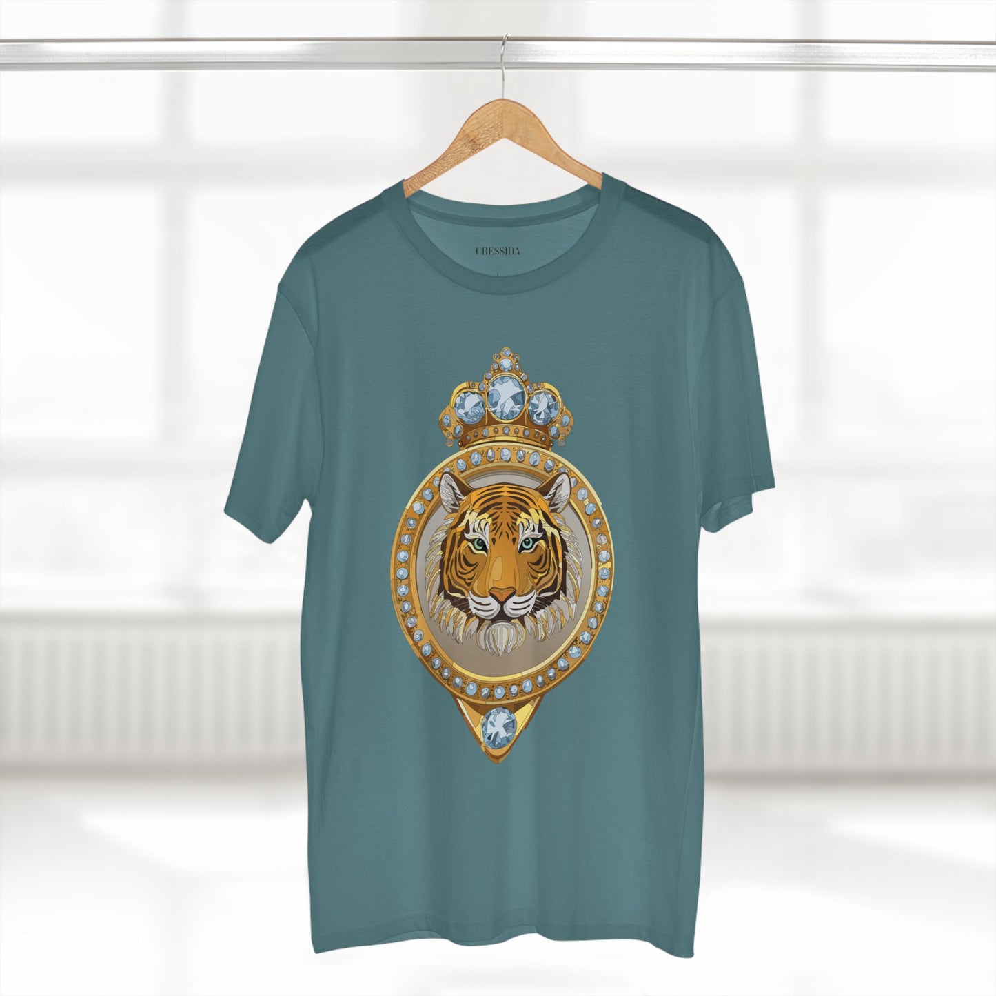 Unisex Antique Animal Medallion Premium Cotton Tee Shirt Artwork Edition