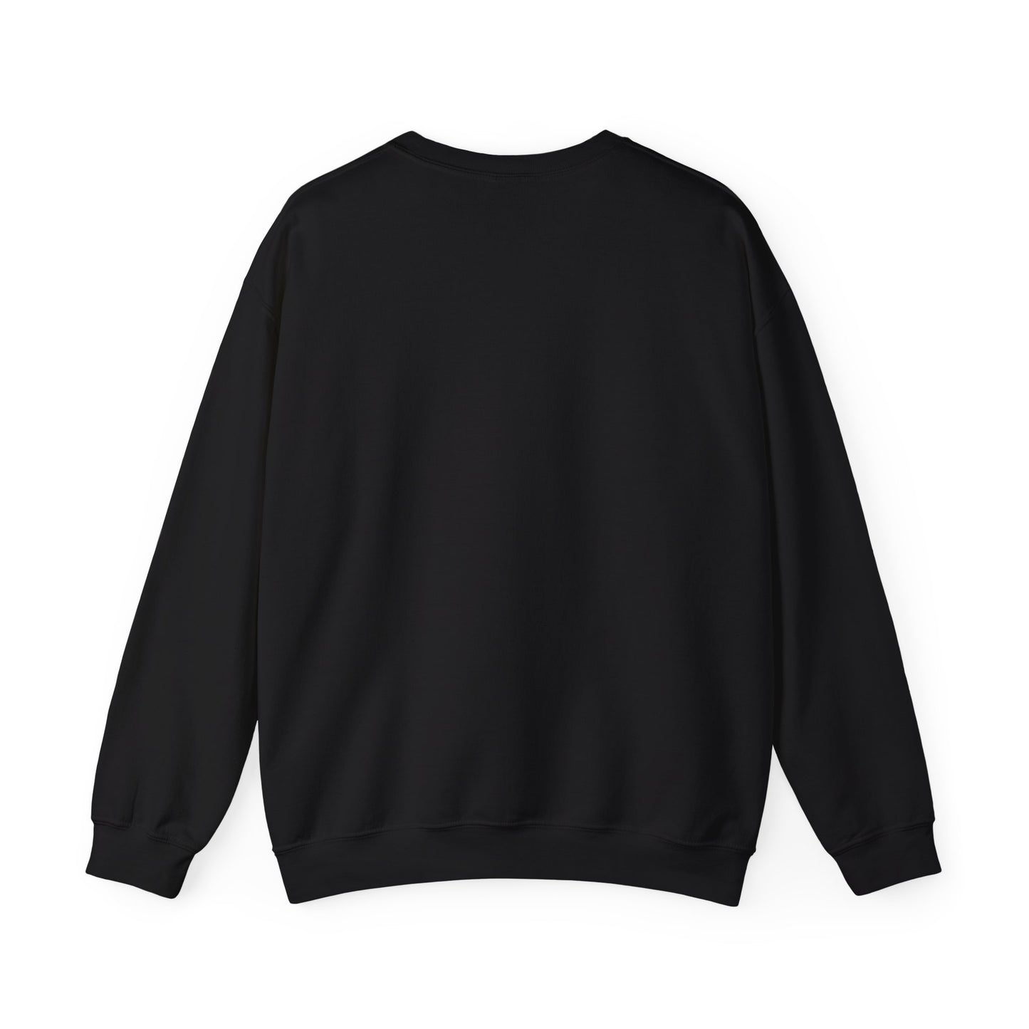 Cat Heart Sweatshirt Unisex Valentines Day Fifty Fifty Cotton Poly Crewneck Gildan 18000
