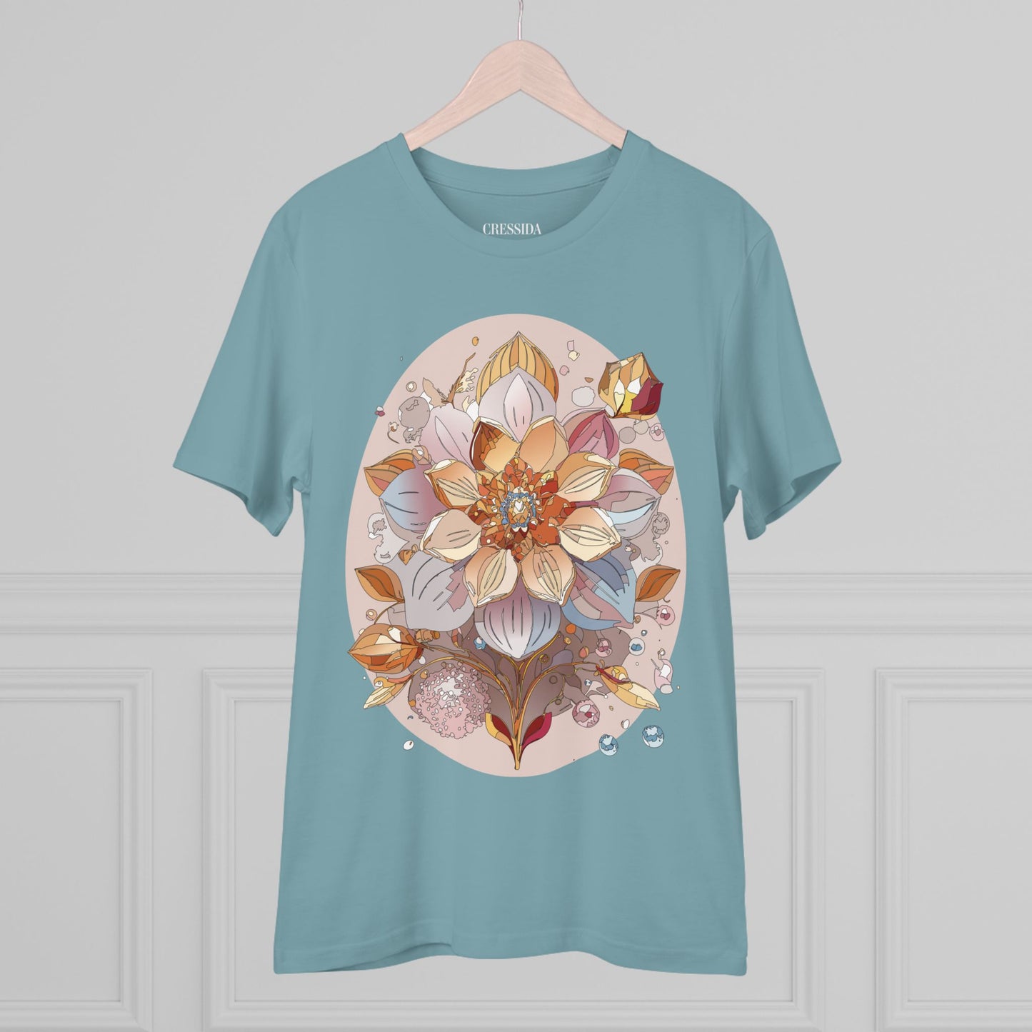 Organic T-shirt with Flower