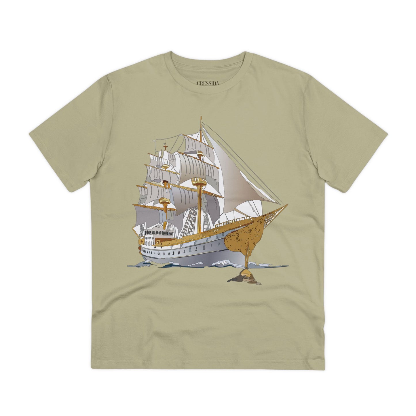 Organic T-shirt with Ship