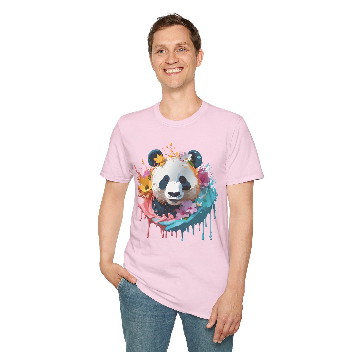 Panda Shirt, T Shirt with Panda, Animal Shirt, Tee Shirt with Animals