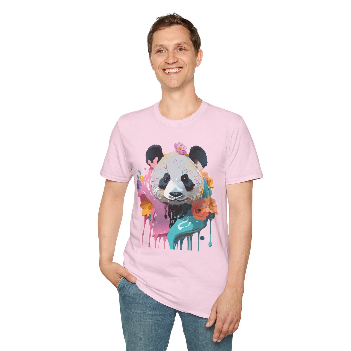 Panda Shirt, T Shirt with Panda, Animal Shirt, Tee Shirt with Animals