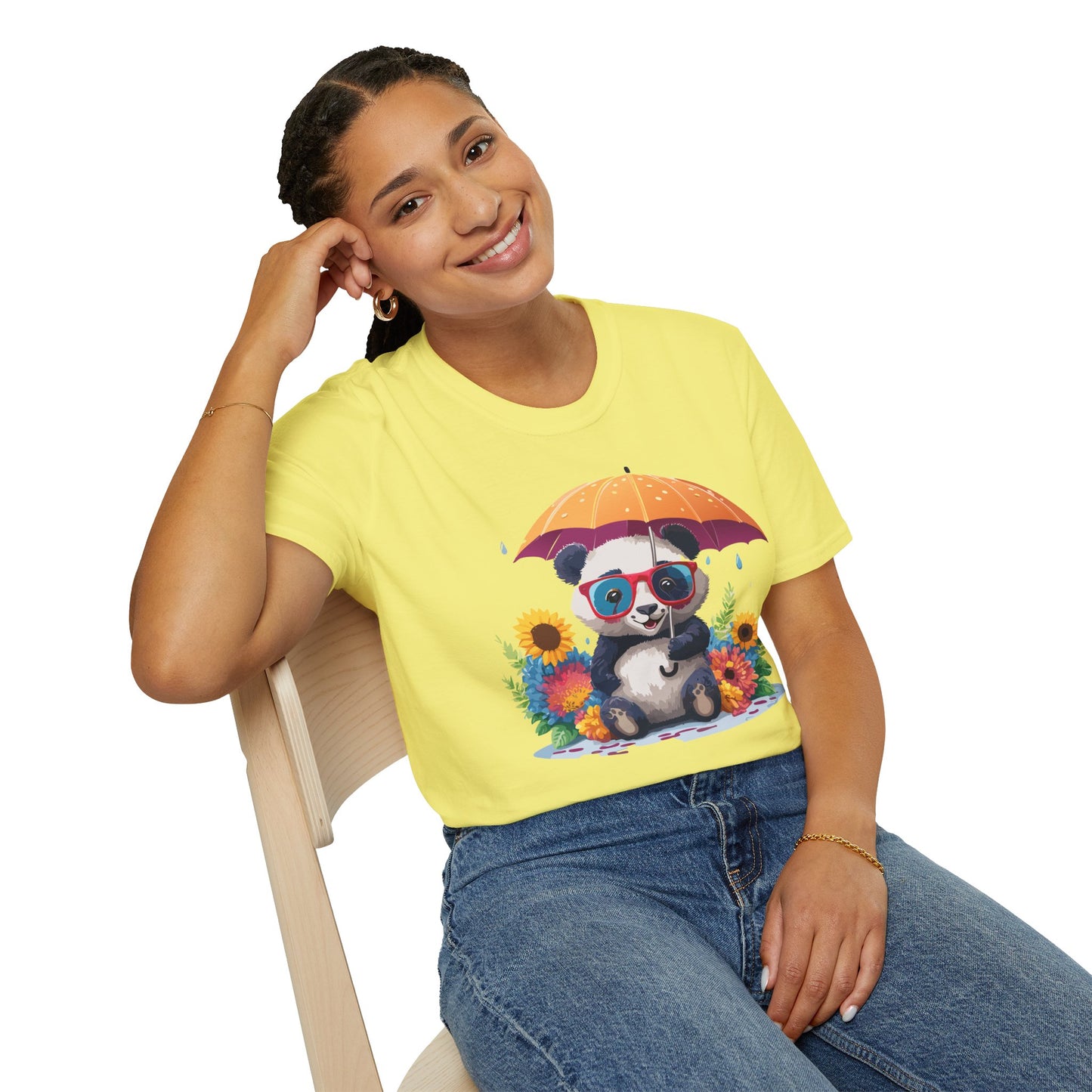 Panda Shirt, T Shirt with Panda, Animal Shirt, Tee Shirt with Animals