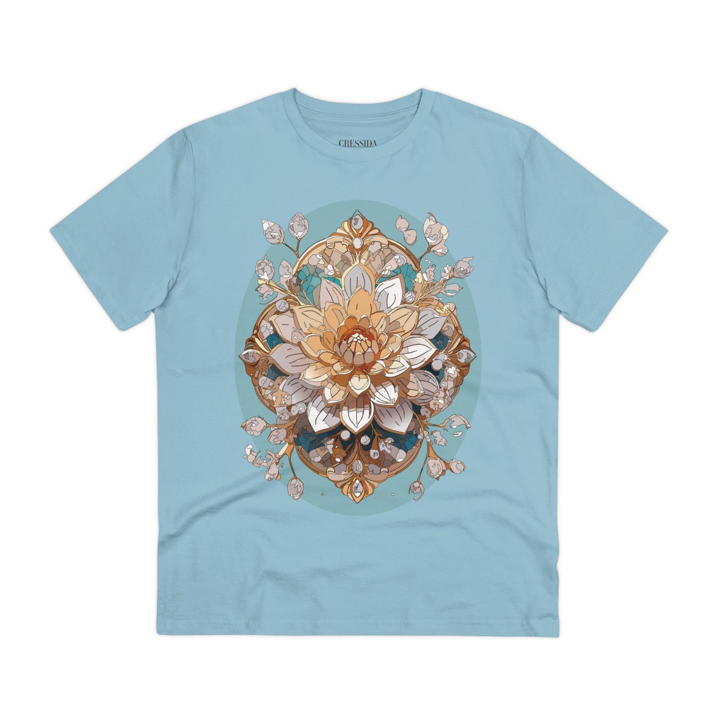 Organic T-shirt with Flower