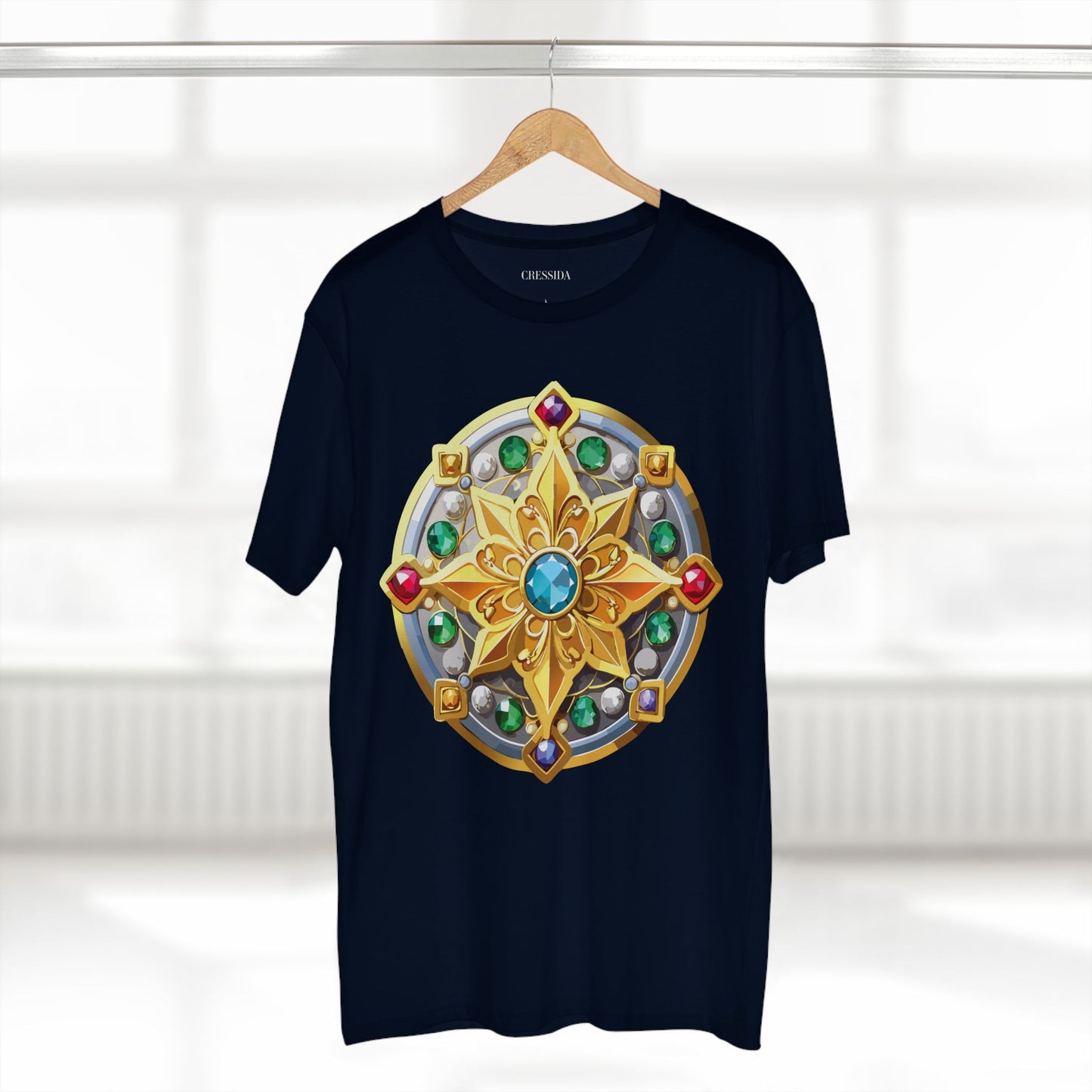 Medallion Shirt, Shirt with Medallion, Tee Shirt with Medal