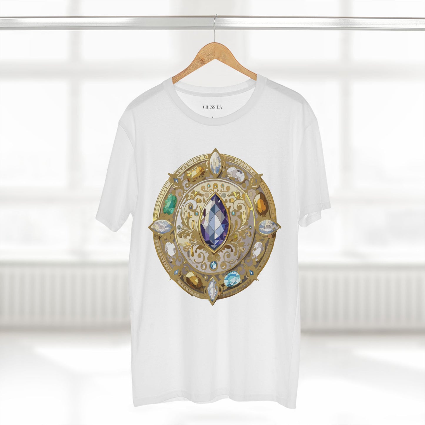 Medallion Shirt, Shirt with Medallion, Tee Shirt with Medal