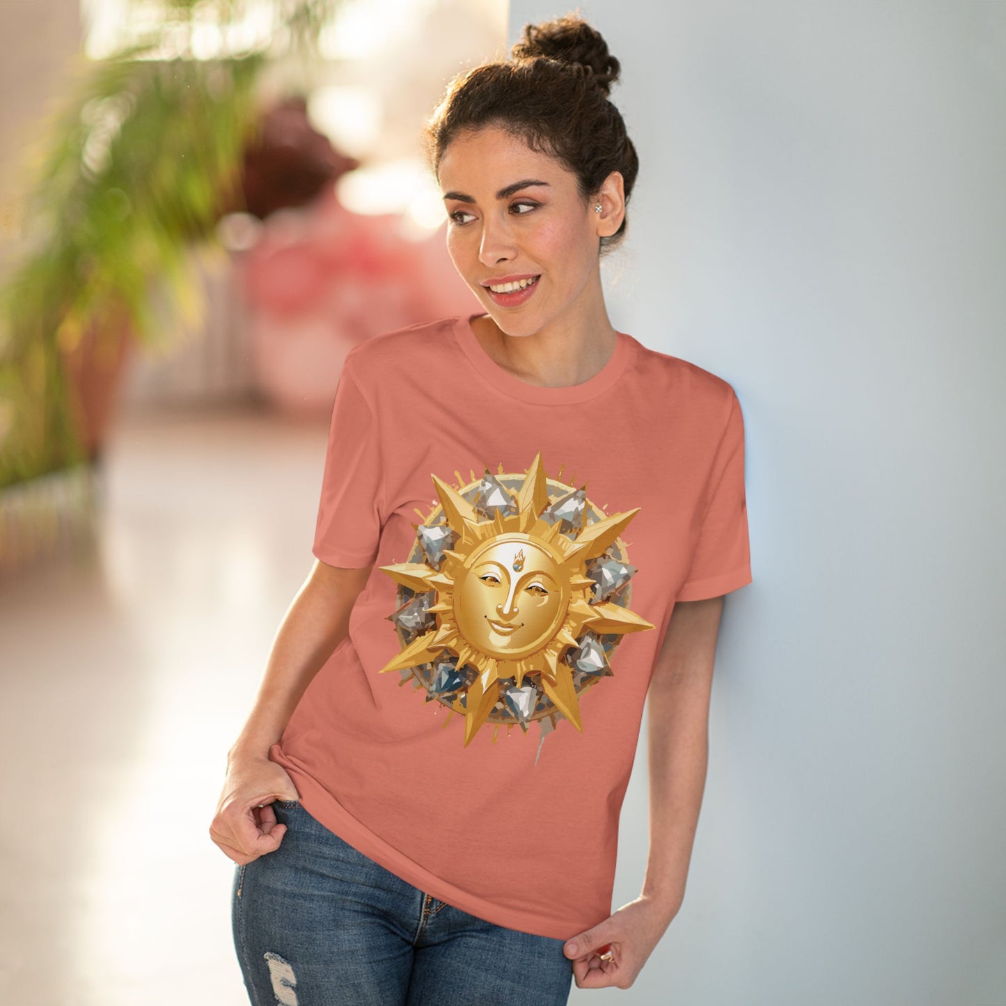 Organic T-shirt with Sun