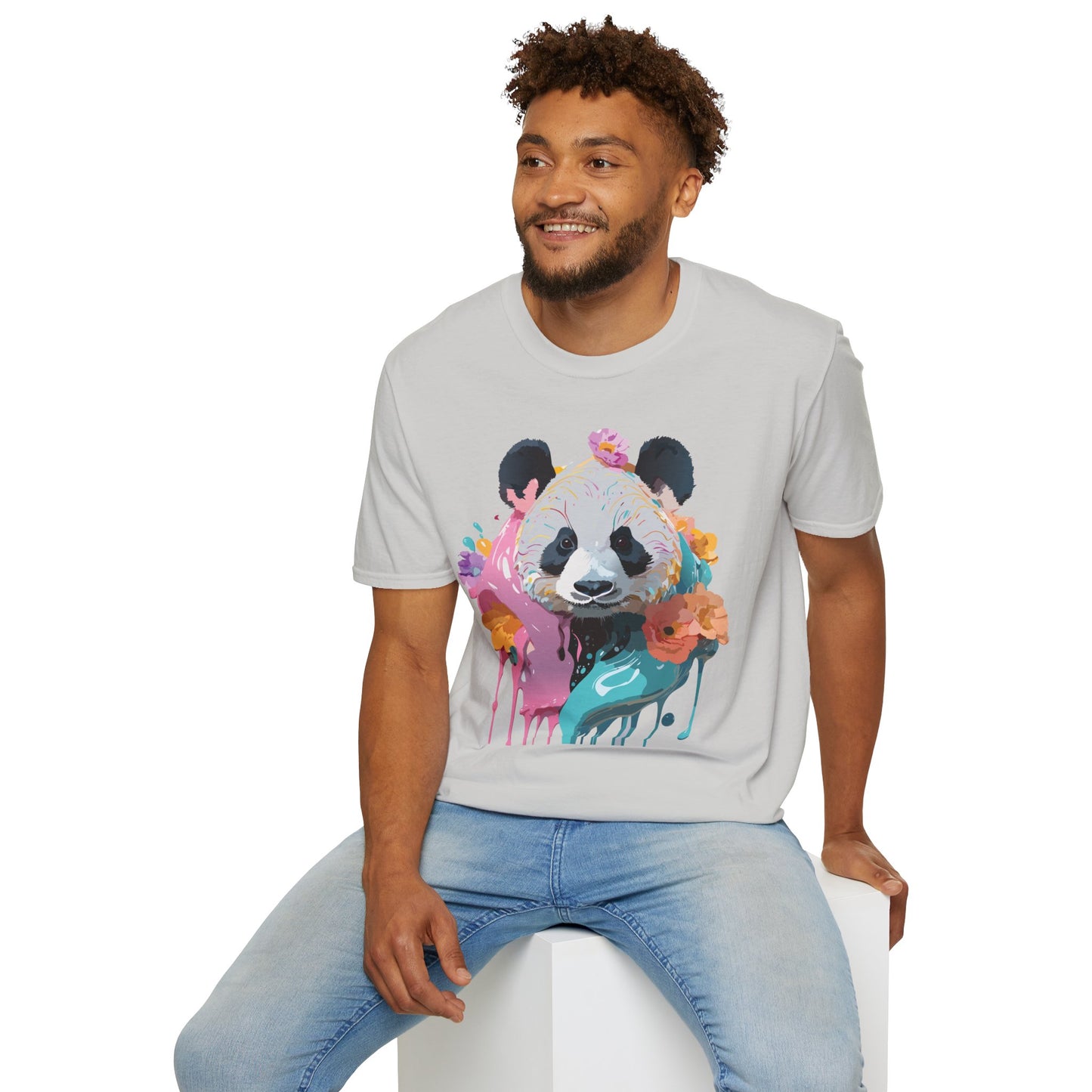 Panda Shirt, T Shirt with Panda, Animal Shirt, Tee Shirt with Animals