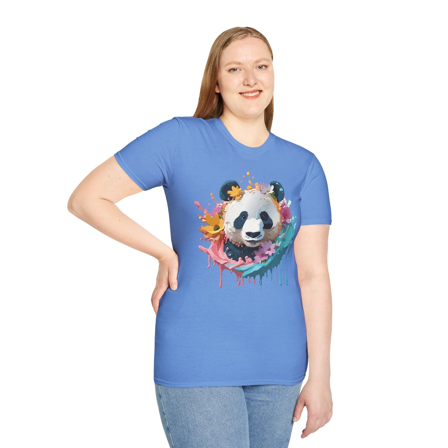 Panda Shirt, T Shirt with Panda, Animal Shirt, Tee Shirt with Animals