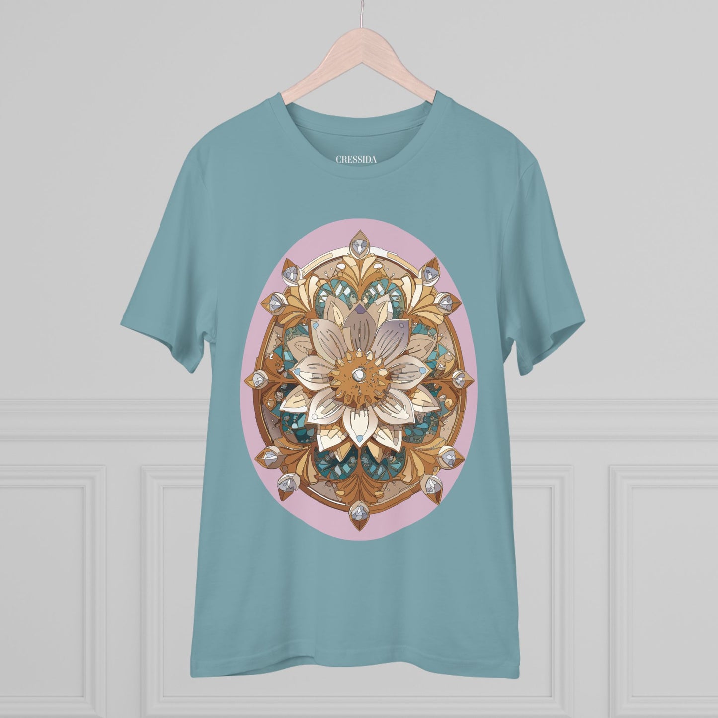 Organic T-shirt with Flower