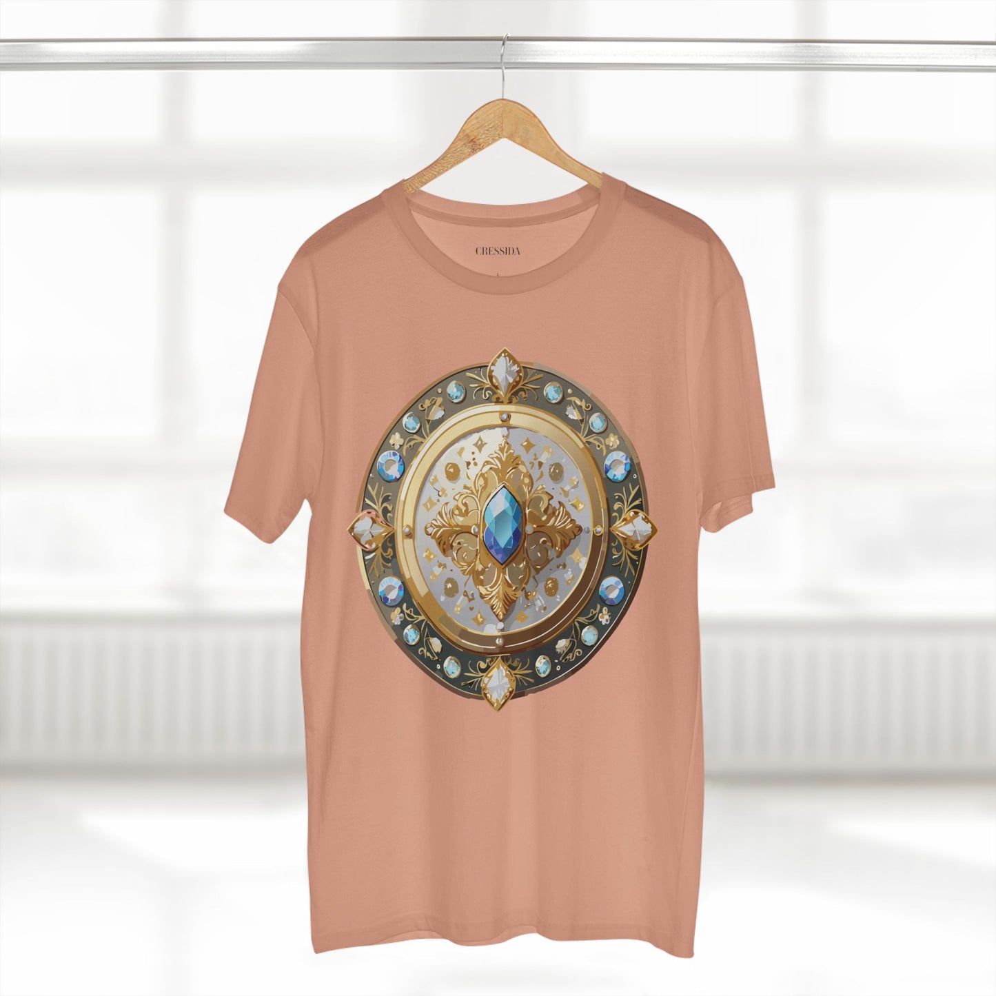 Medallion Shirt, Shirt with Medallion, Tee Shirt with Medal