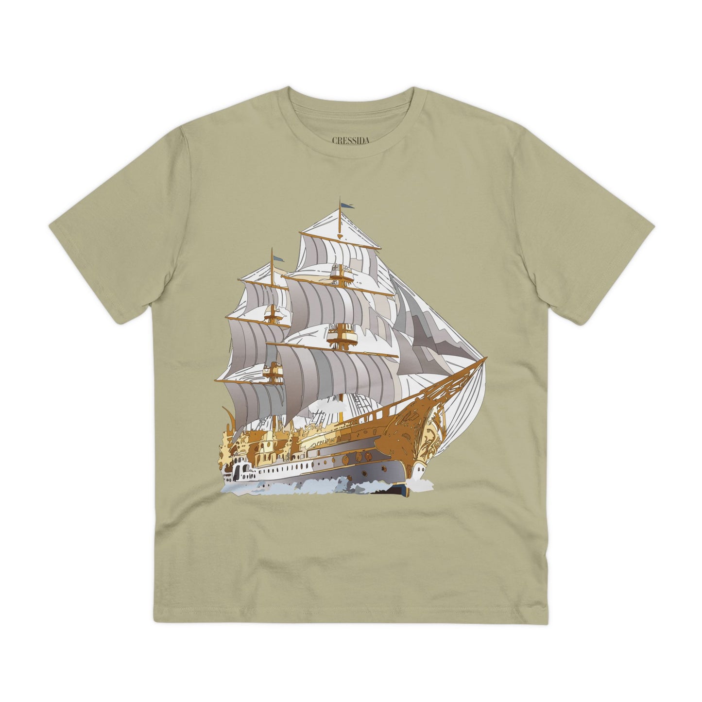 Organic T-shirt with Ship