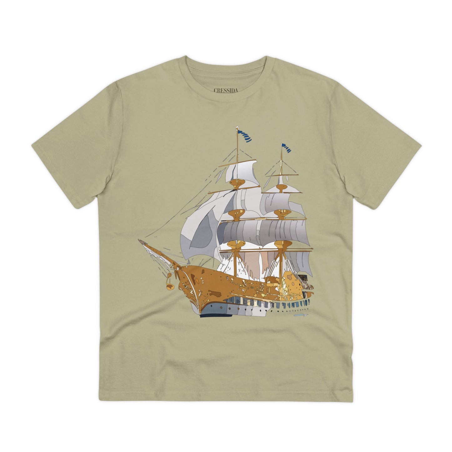 Organic T-shirt with Ship