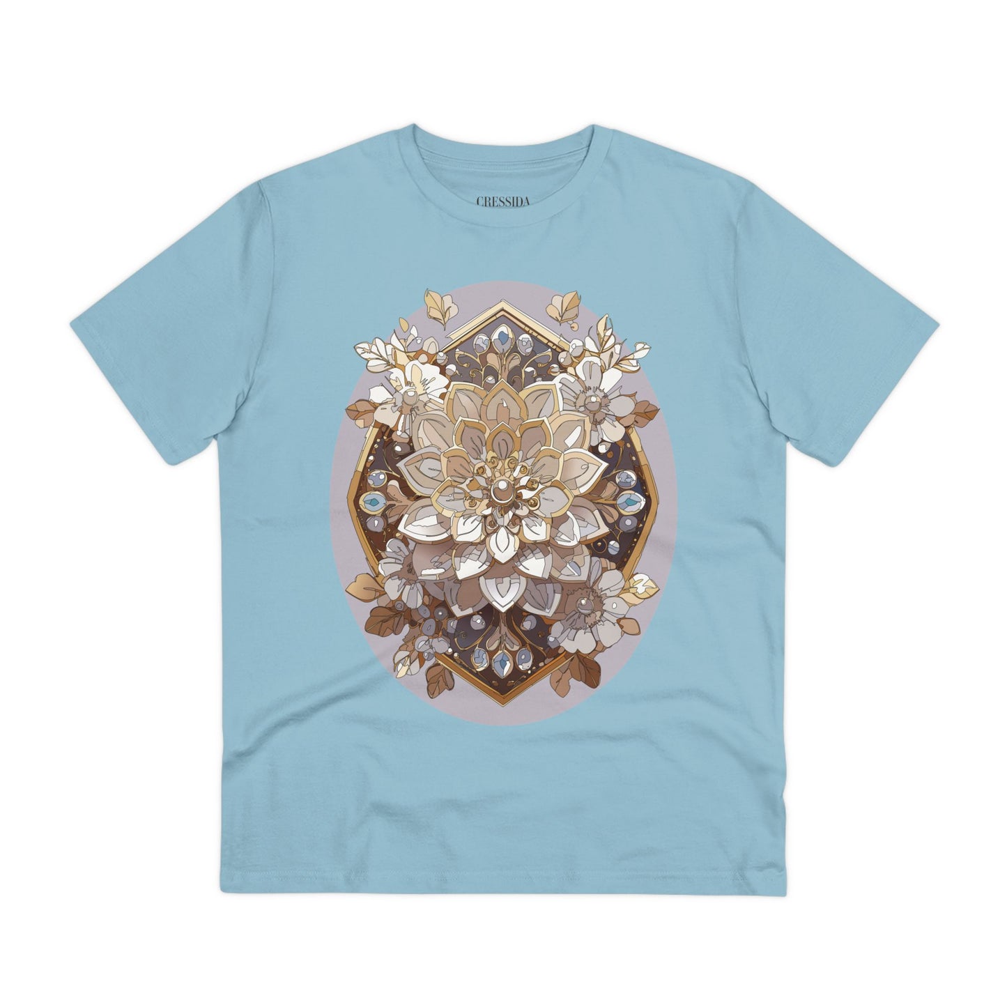 Organic T-shirt with Flower