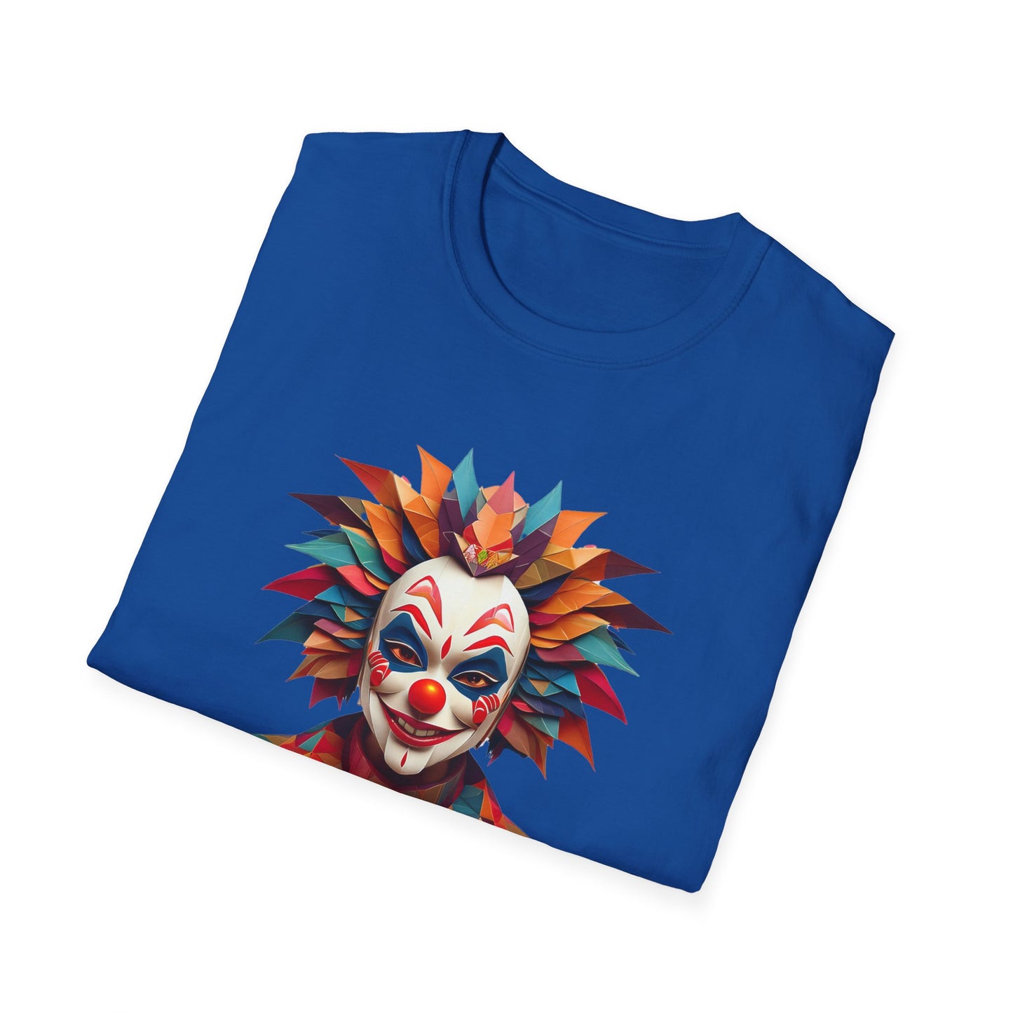 Clown Shirt, T Shirt with Clown, Funny Man Shirt, Tee Shirt with Funny Man, Circus Shirt, Shirt with Circus, Scary Man Shirt, Shirt with Scary Man