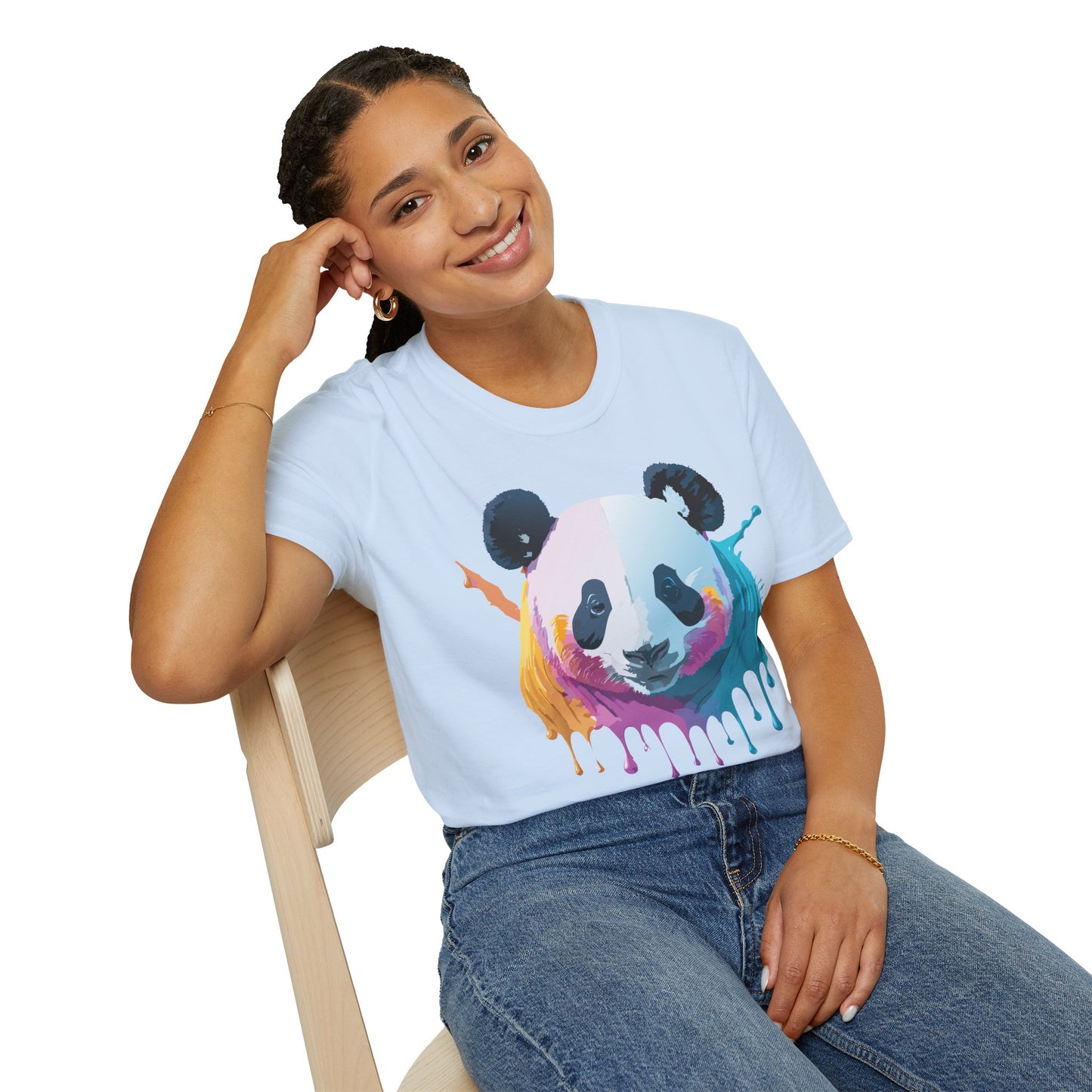 Panda Shirt, T Shirt with Panda, Animal Shirt, Tee Shirt with Animals
