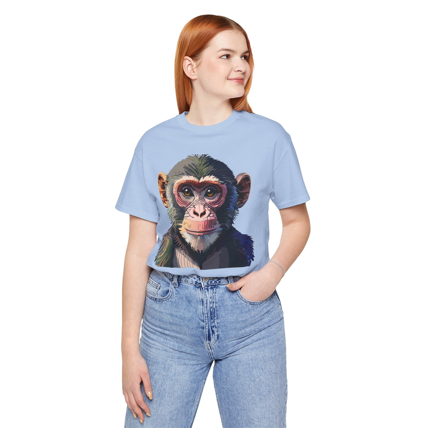 Unisex Animal Shirt, Tee Shirt with Animals, Art Design Tee Shirt, Wild Animals Shirt