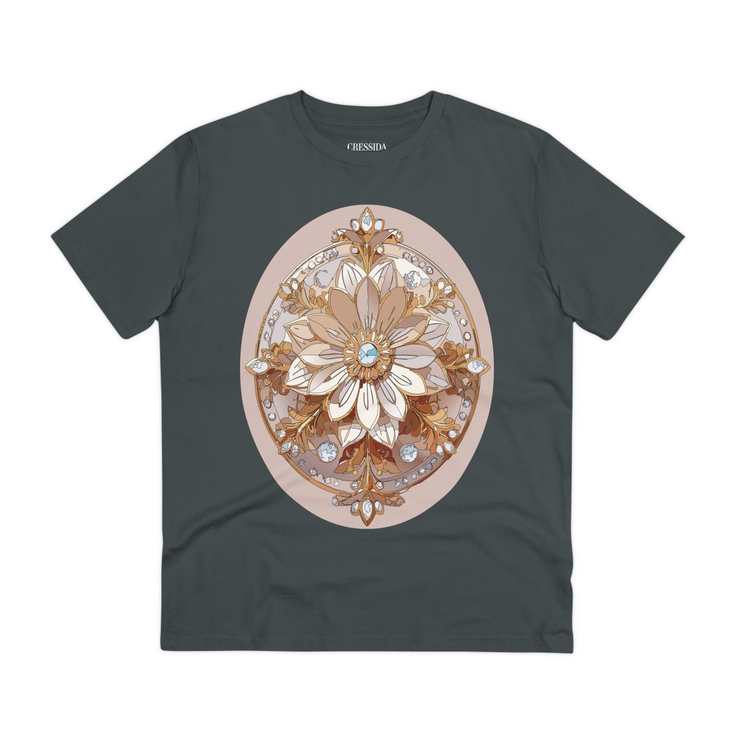 Organic T-shirt with Flower