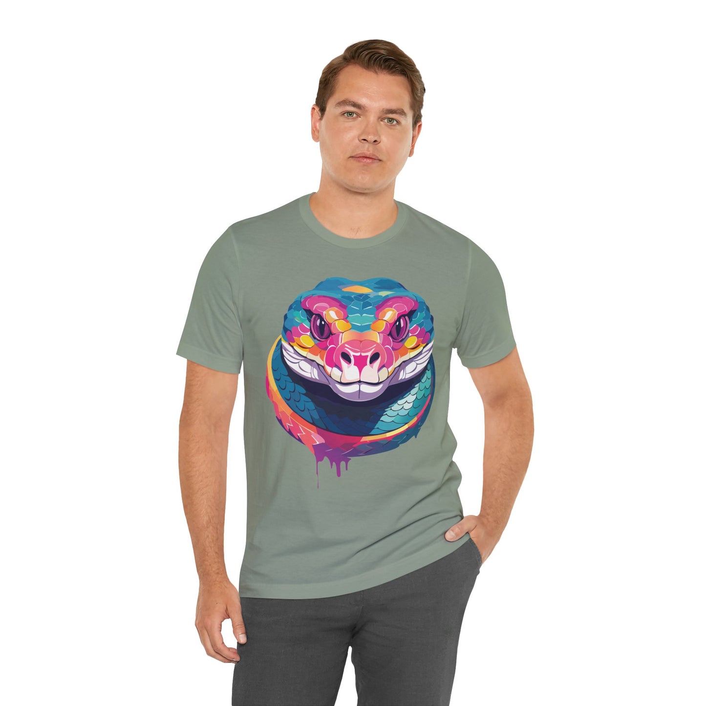 Unisex Animal Shirt, Tee Shirt with Animals, Art Design Tee Shirt, Wild Animals Shirt