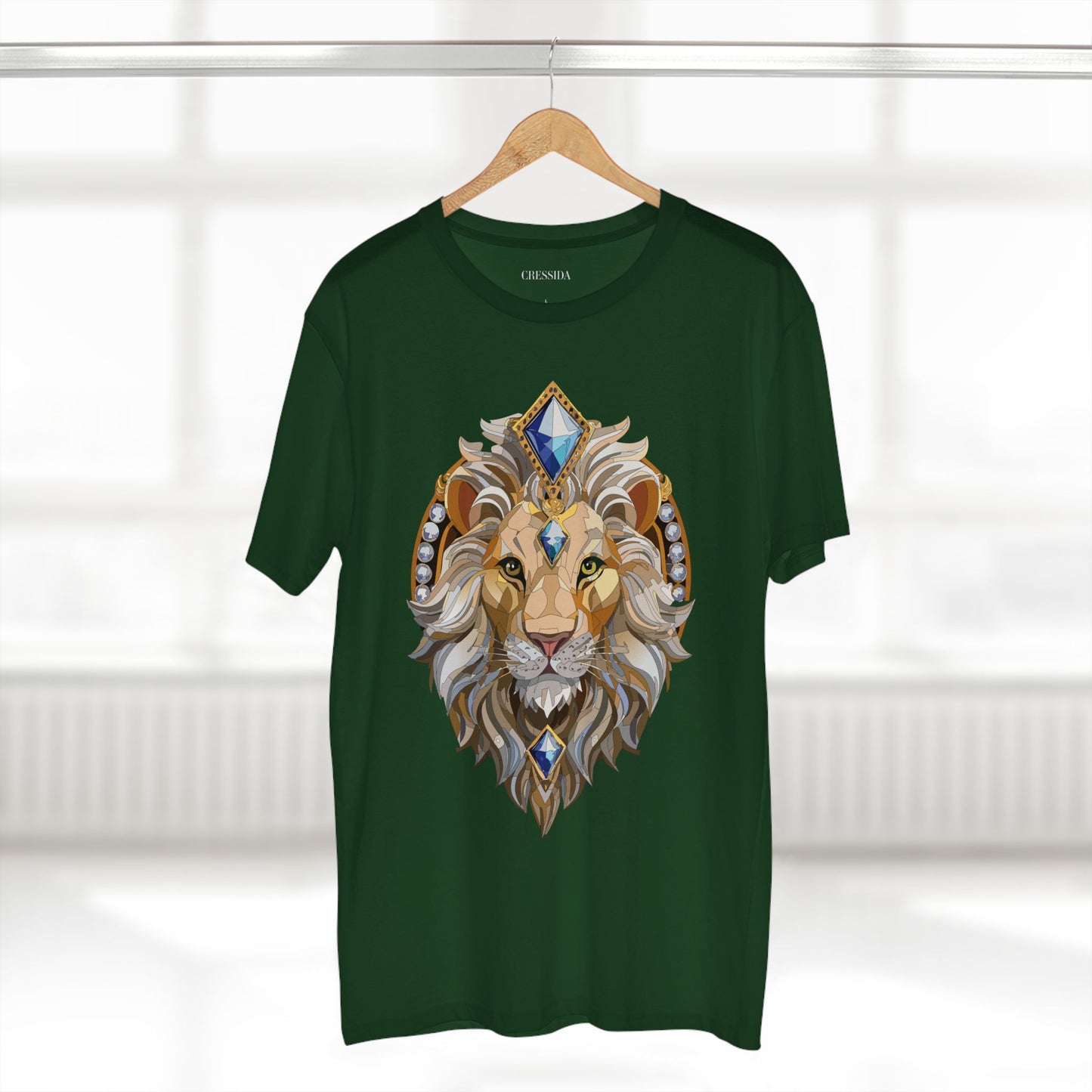 Unisex Animal Medallion Graphic Tee 100 Percent Cotton Premium Shirt