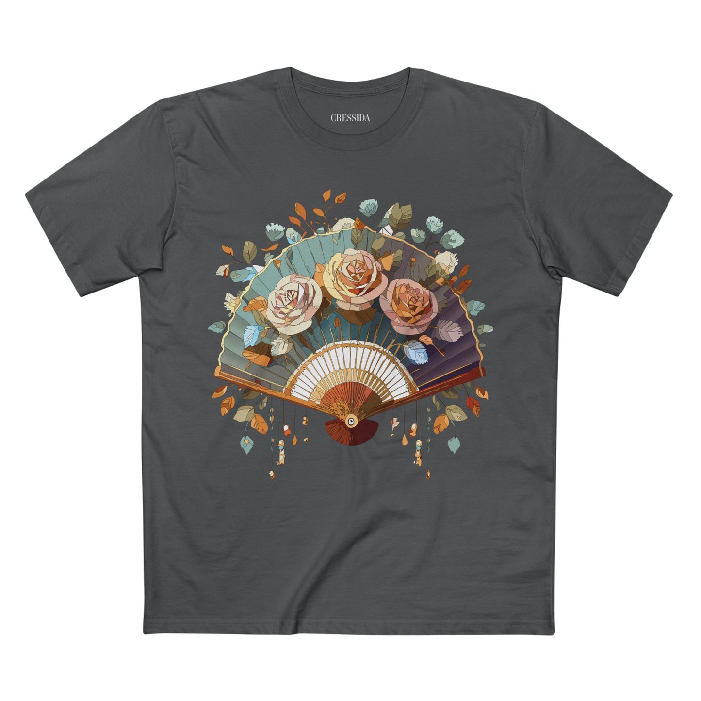 Fan shirt, Shirt with Fan, Tee Shirt with Antique Fan