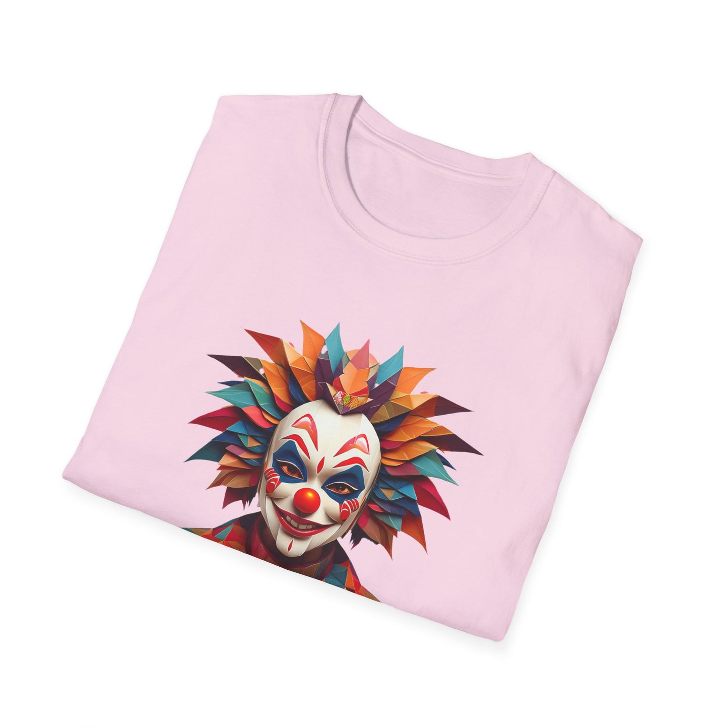 Clown Shirt, T Shirt with Clown, Funny Man Shirt, Tee Shirt with Funny Man, Circus Shirt, Shirt with Circus, Scary Man Shirt, Shirt with Scary Man