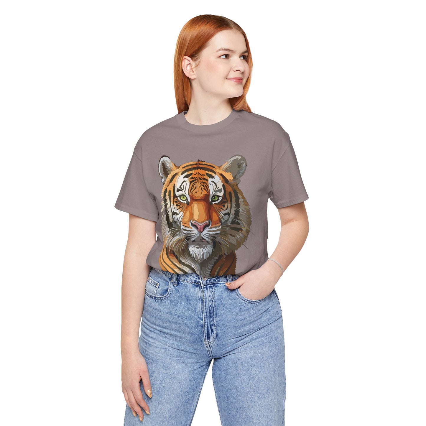 Unisex Animal Shirt, Tee Shirt with Animals, Art Design Tee Shirt, Wild Animals Shirt