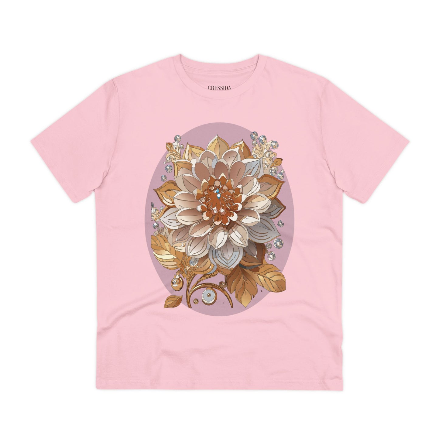 Organic T-shirt with Flower