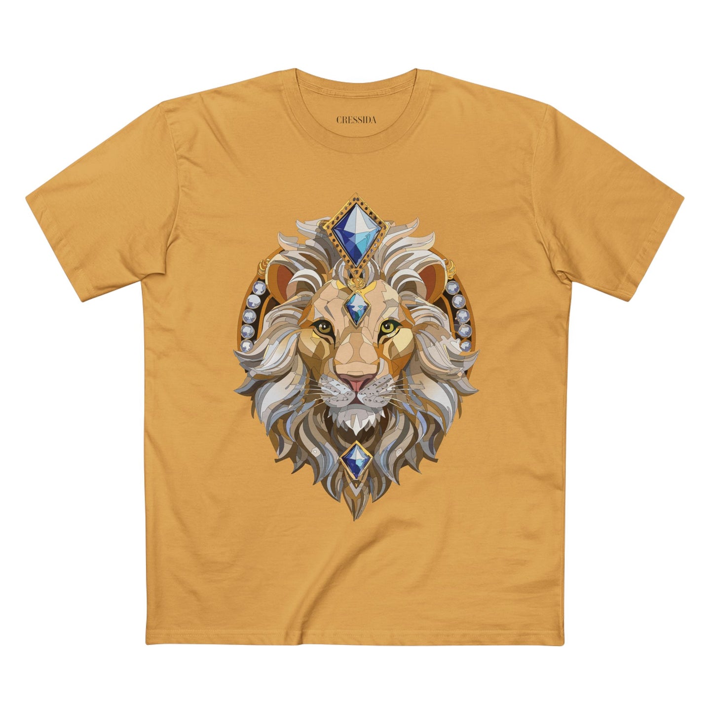 Unisex Animal Medallion Graphic Tee 100 Percent Cotton Premium Shirt