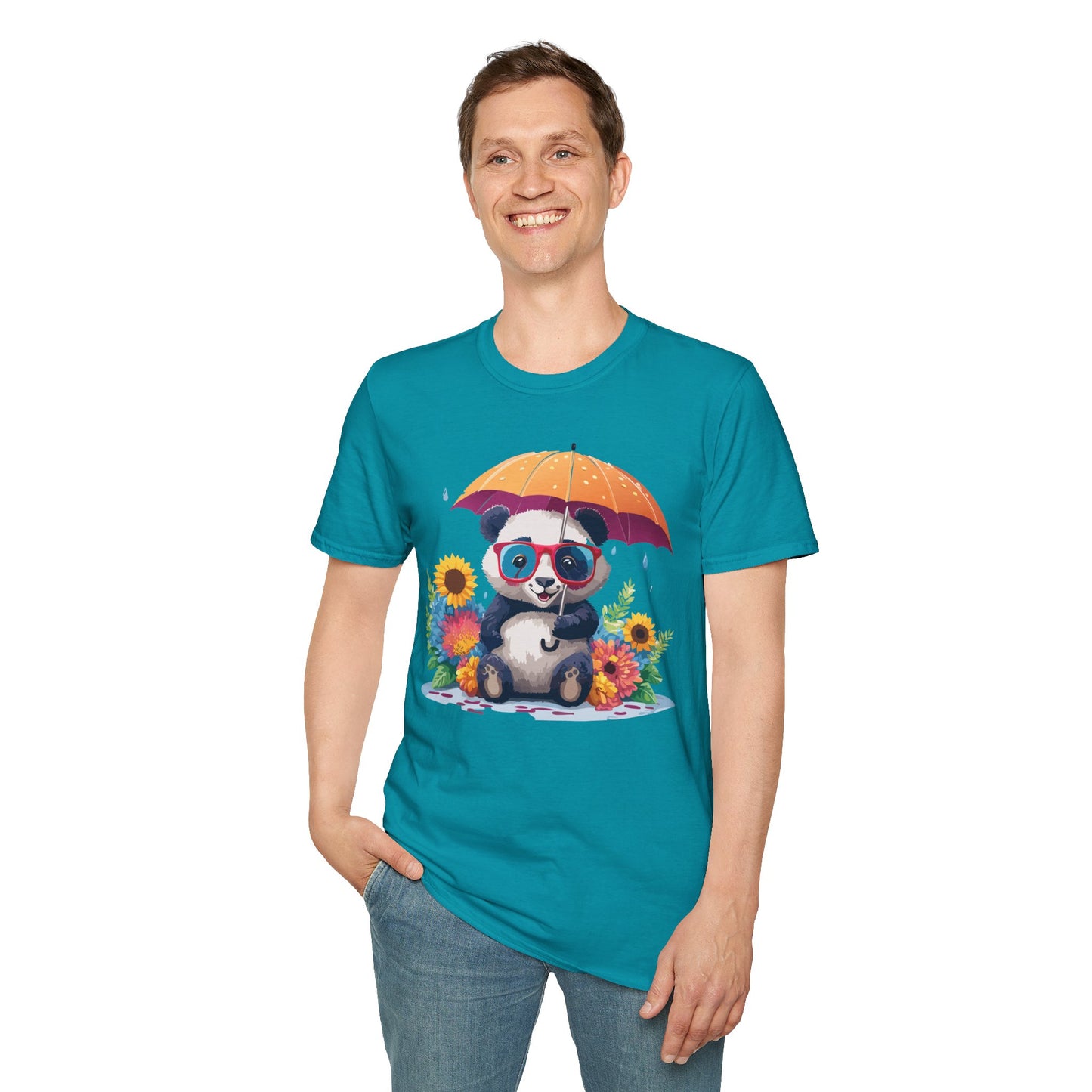 Panda Shirt, T Shirt with Panda, Animal Shirt, Tee Shirt with Animals