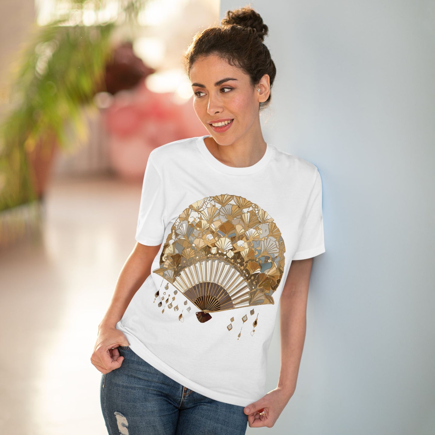 Organic T-shirt with Fan