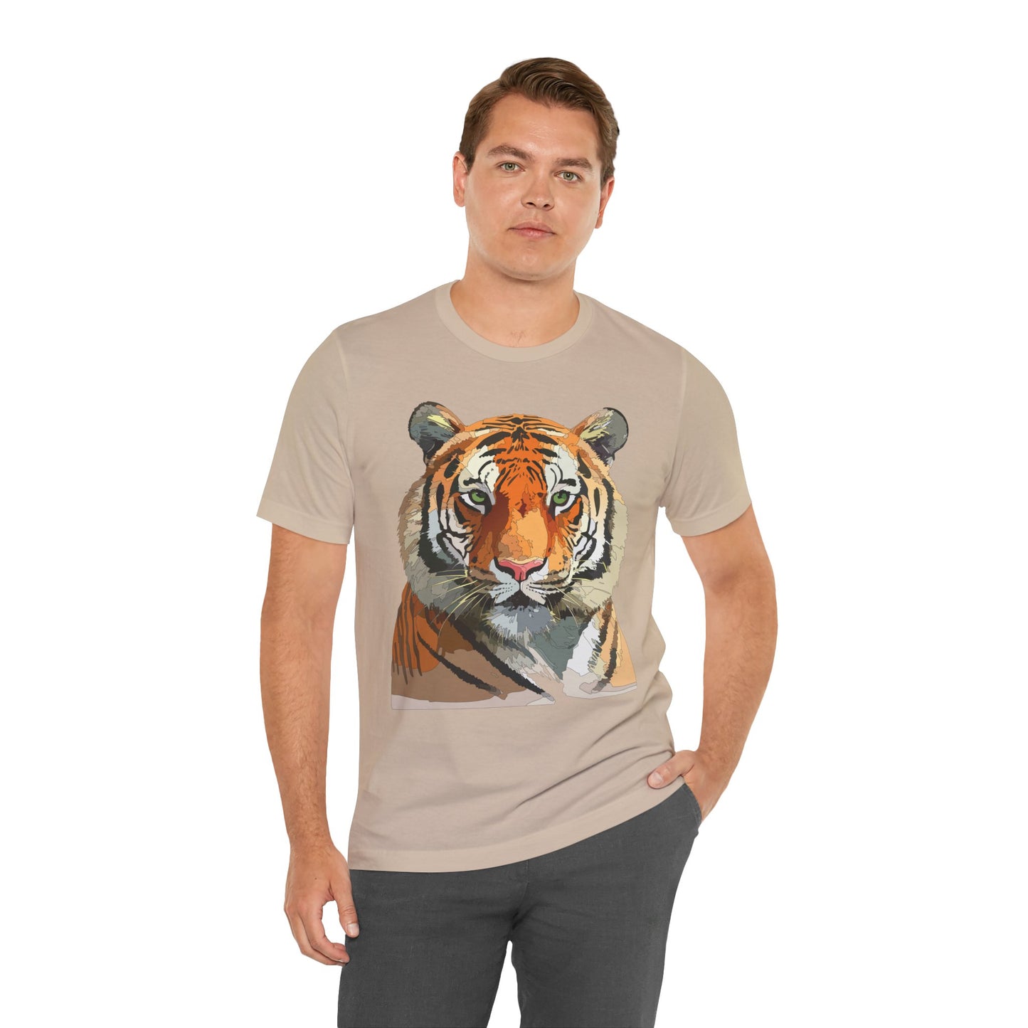 Unisex Animal Shirt, Tee Shirt with Animals, Art Design Tee Shirt, Wild Animals Shirt