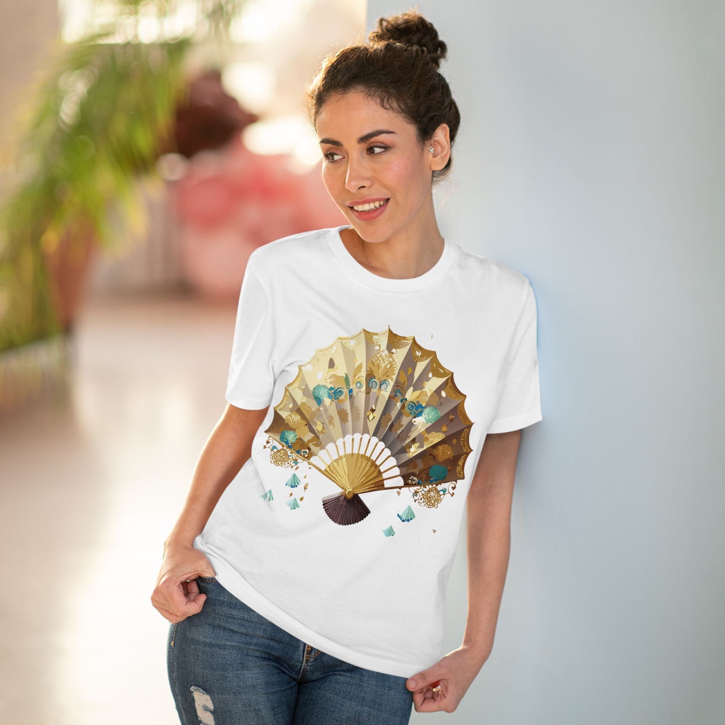 Organic T-shirt with Fan