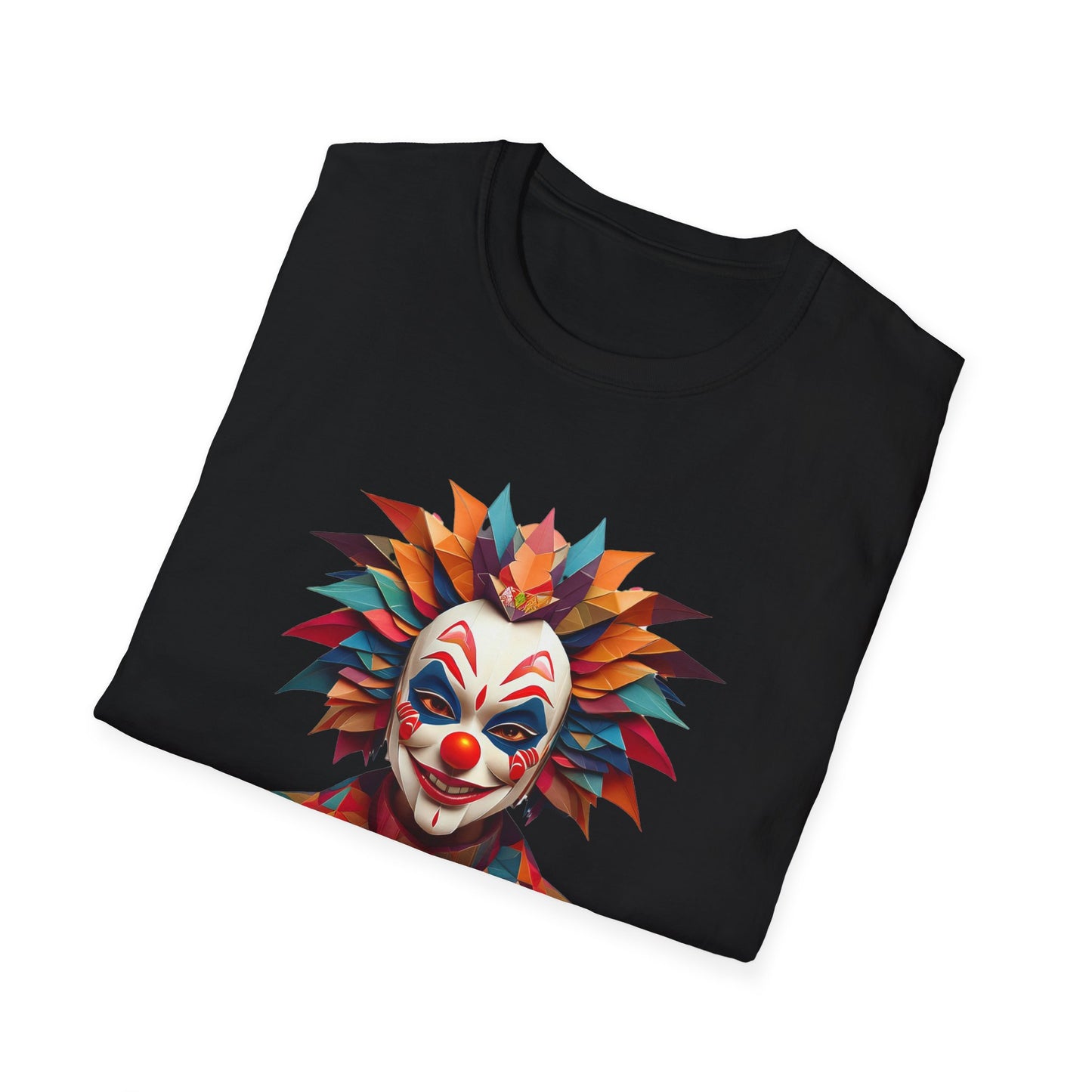 Clown Shirt, T Shirt with Clown, Funny Man Shirt, Tee Shirt with Funny Man, Circus Shirt, Shirt with Circus, Scary Man Shirt, Shirt with Scary Man