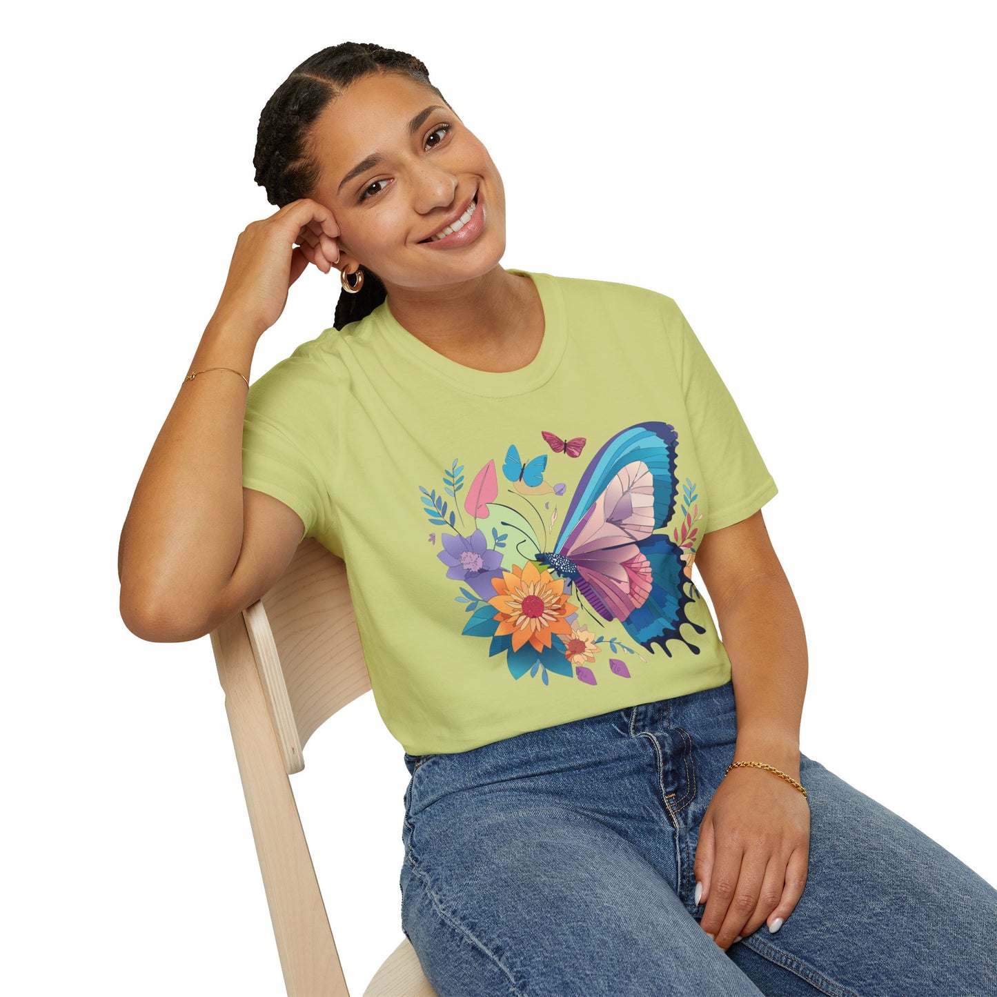 Butterfly Shirt, T Shirt with Butterfly, Monarch Shirt