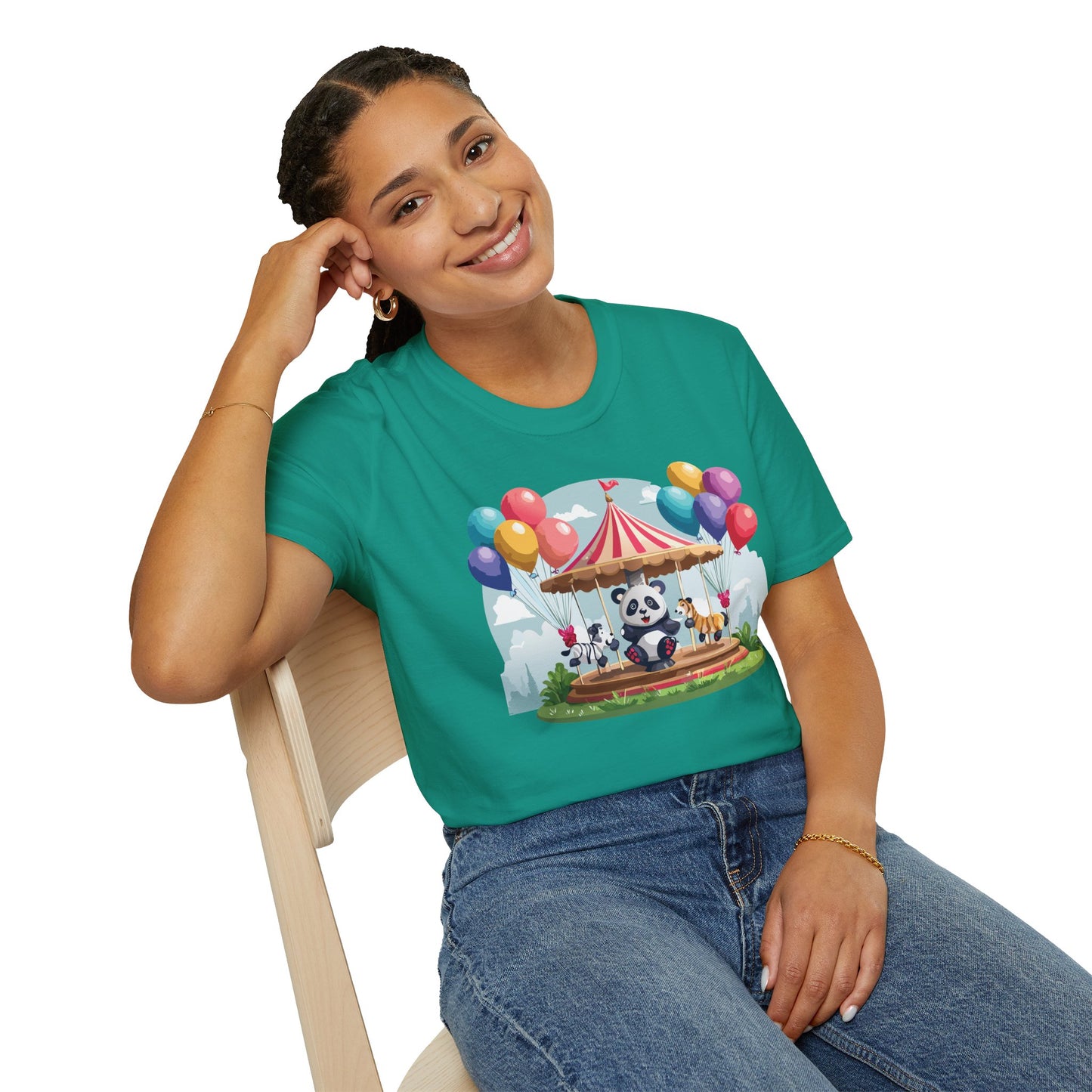Panda Shirt, T Shirt with Panda, Animal Shirt, Tee Shirt with Animals