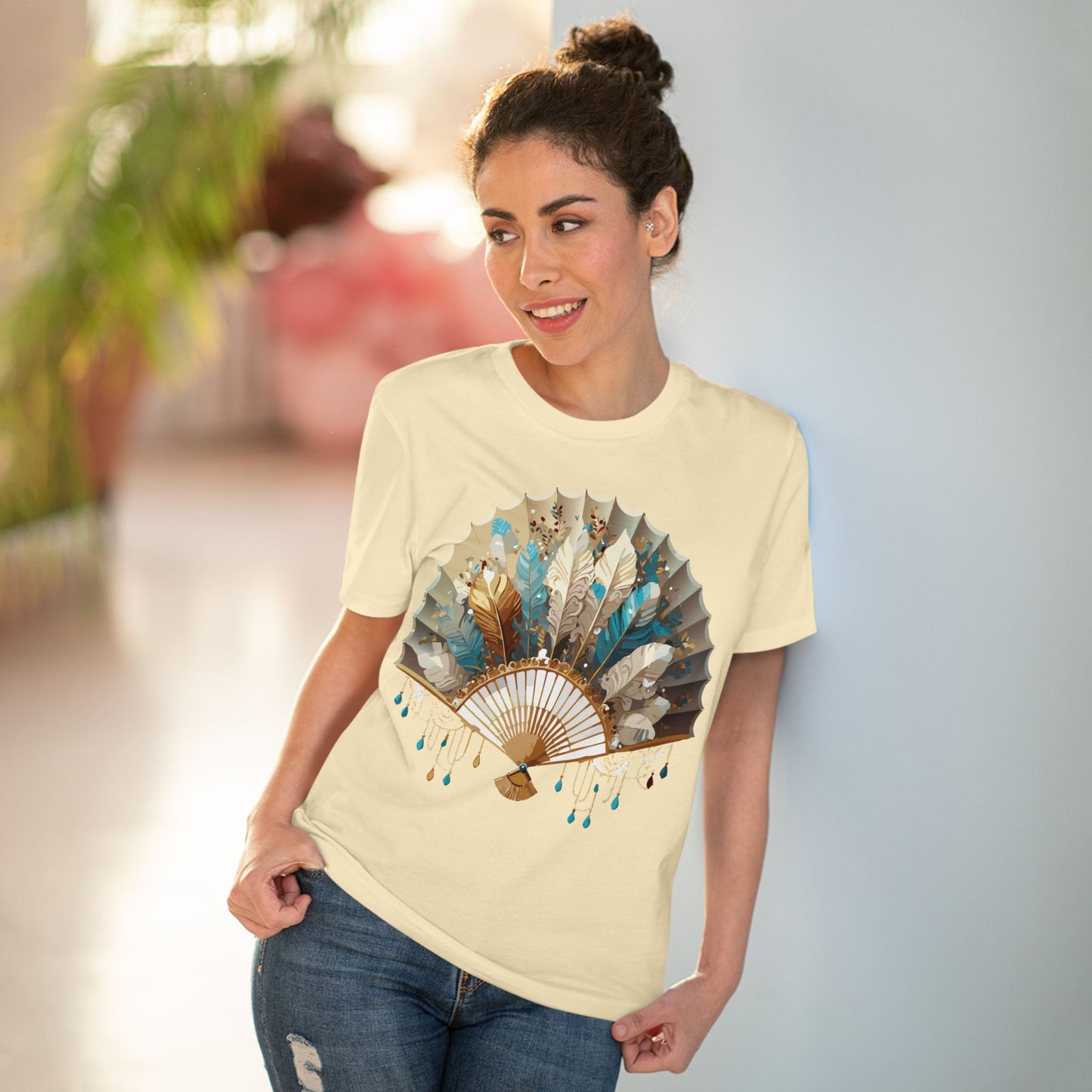 Organic T-shirt with Fan