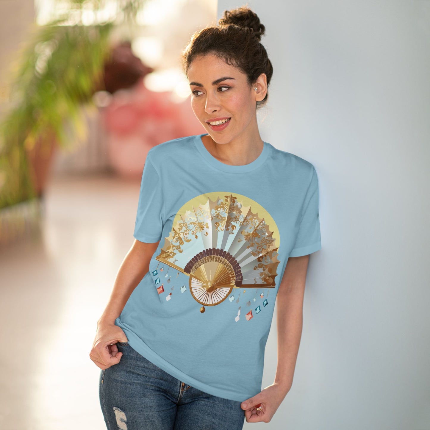 Organic T-shirt with Fan