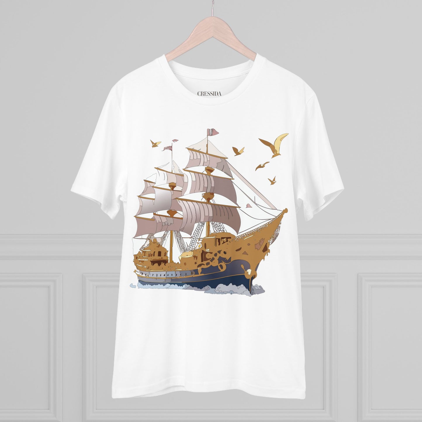 Organic T-shirt with Ship