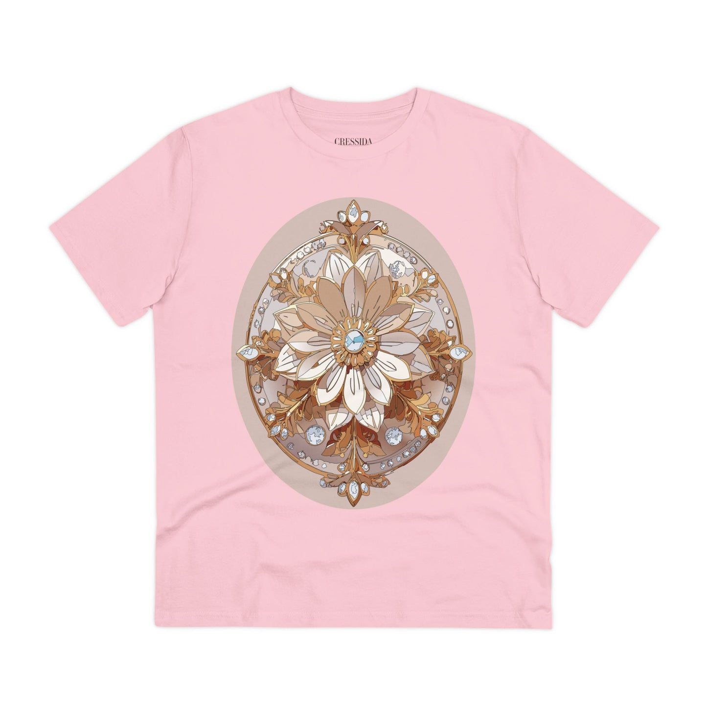 Organic T-shirt with Flower