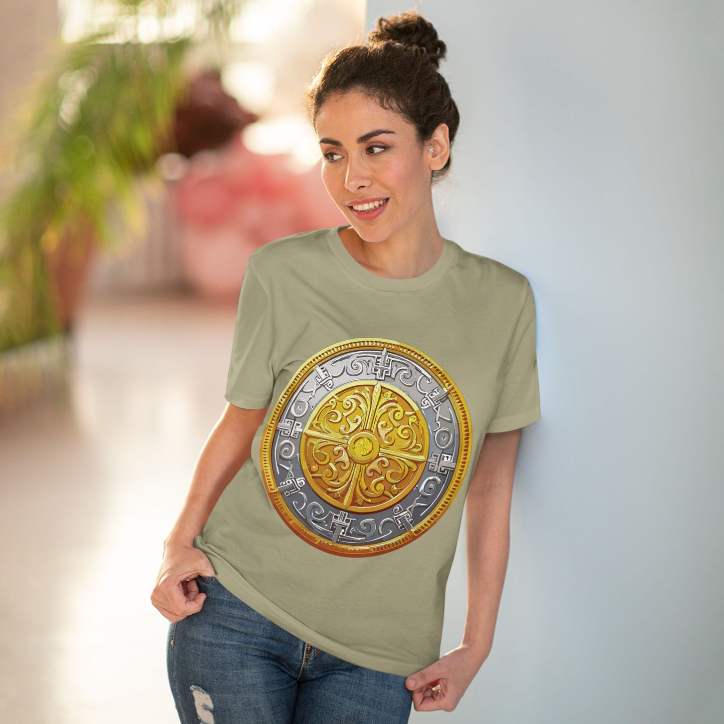 Organic T-shirt with Coin