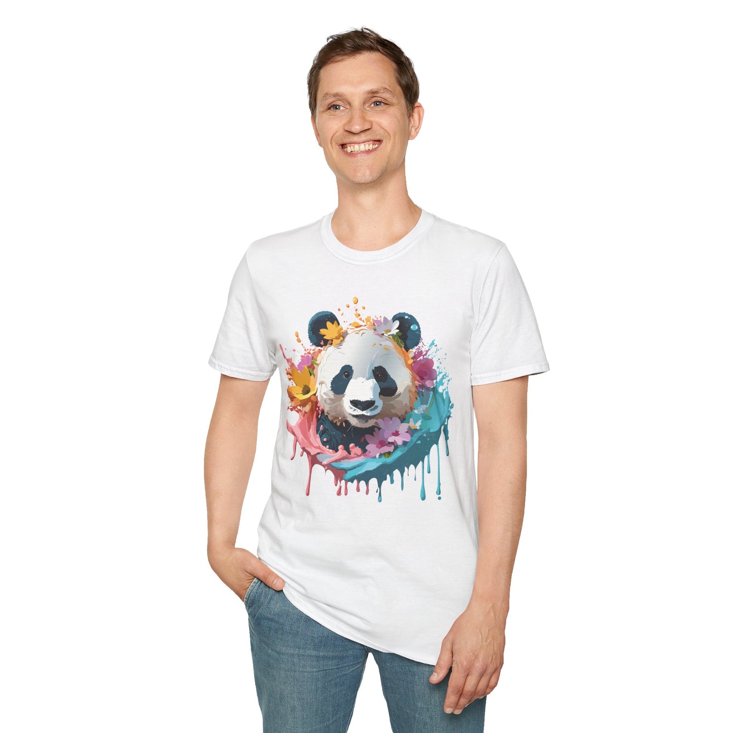 Panda Shirt, T Shirt with Panda, Animal Shirt, Tee Shirt with Animals