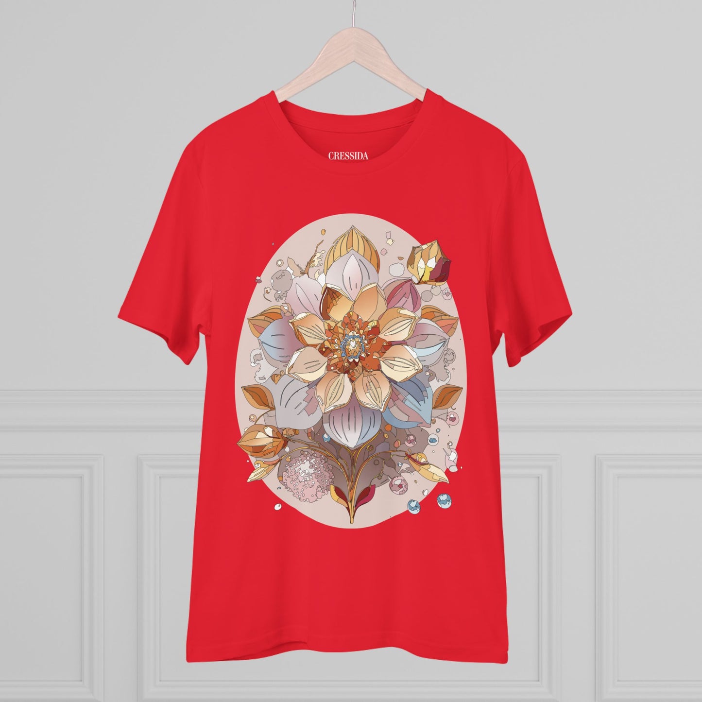 Organic T-shirt with Flower