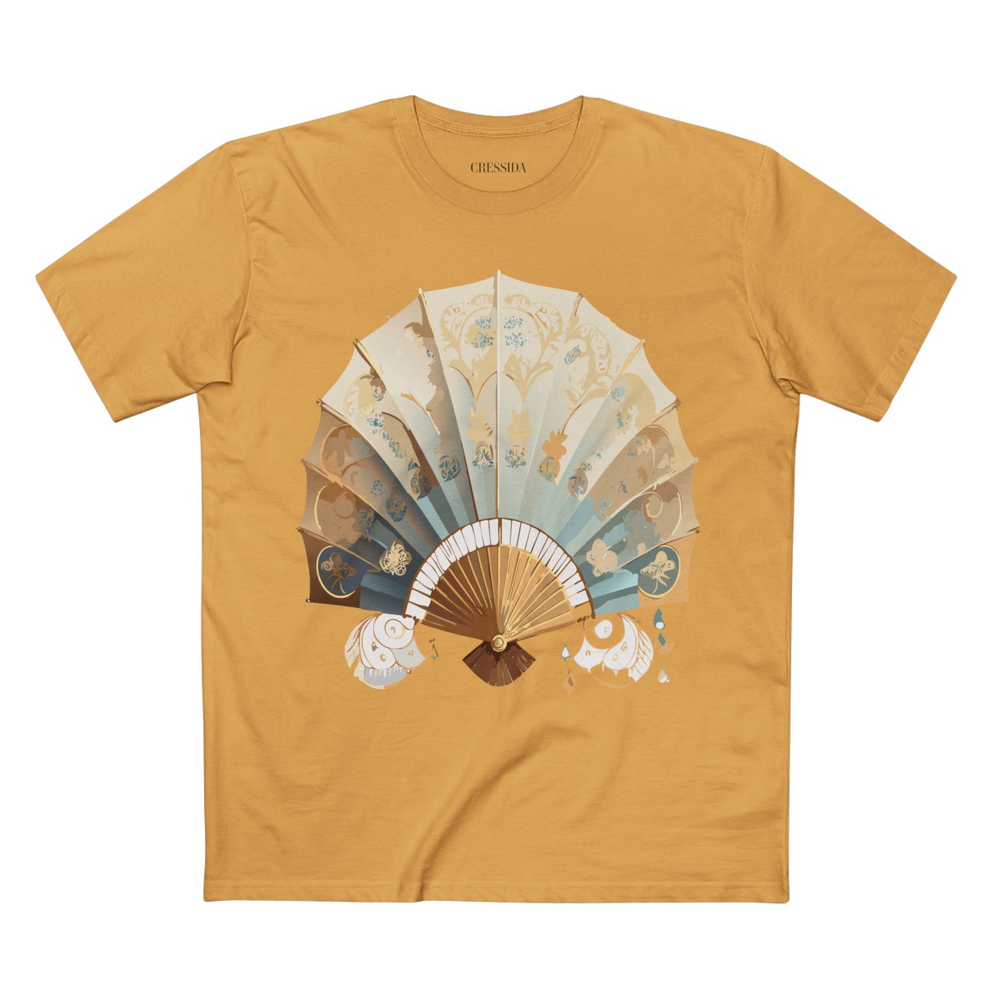 Fan shirt, Shirt with Fan, Tee Shirt with Antique Fan