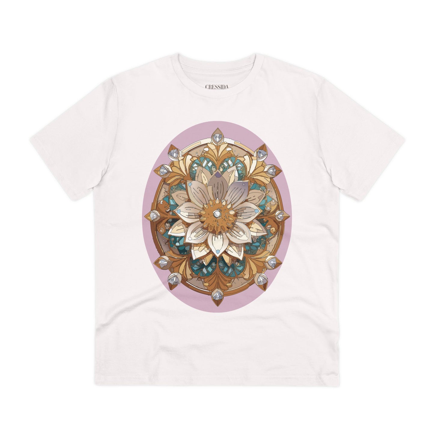 Organic T-shirt with Flower