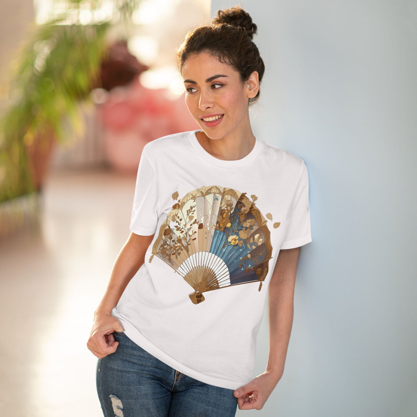 Organic T-shirt with Fan